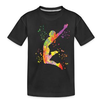 Long Jumpers Long Jump Kids Long Jump - Kids' Premium Organic T-Shirt - black - Front