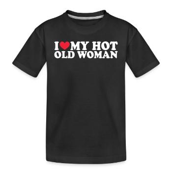 Petite amie Petite amie Relation Couple Amour Couple - T-shirt bio Premium Enfant - noir - Devant