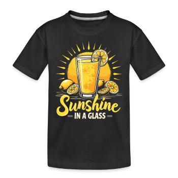 Refreshing Lemonade Vibes: Perfect for Lemonade - Kids' Premium Organic T-Shirt - black - Front