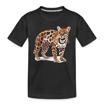Ocelots Ocelot - Kids' Premium Organic T-Shirt - black - Front