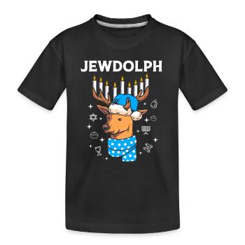 Hanukkah - Kids' Premium Organic T-Shirt - black - Front