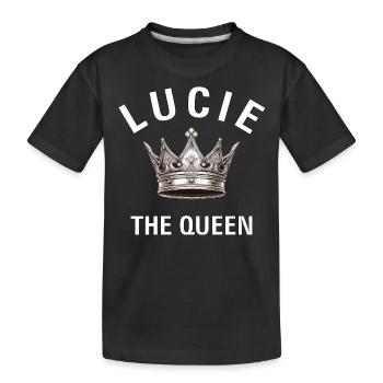 LUCIE LA REINE - T-shirt bio Premium Enfant - noir - Devant