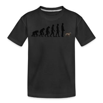 Italian Greyhound - Kids' Premium Organic T-Shirt - black - Front