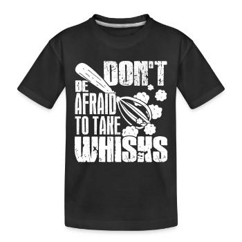 Baker Bakers Take Whisks - Kids' Premium Organic T-Shirt - black - Front