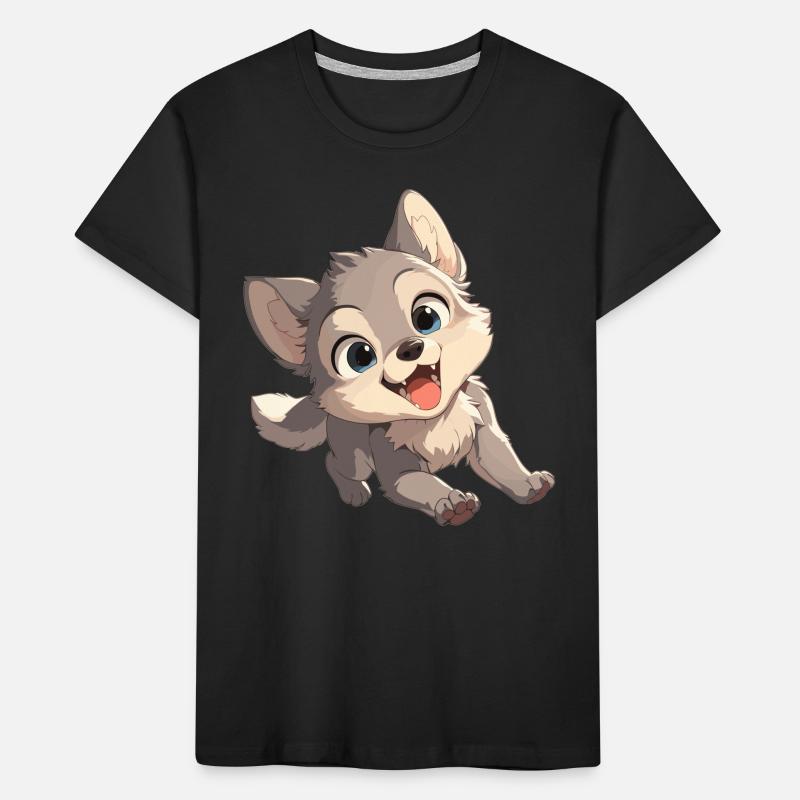 Wolves Wolf Kids' Premium Organic T-Shirt