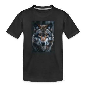 Loups Loup - T-shirt bio Premium Enfant - noir - Devant
