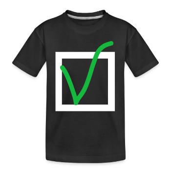 Enguirlander - T-shirt bio Premium Enfant - noir - Devant
