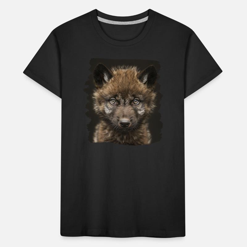 Wolves Wolf Kids' Premium Organic T-Shirt