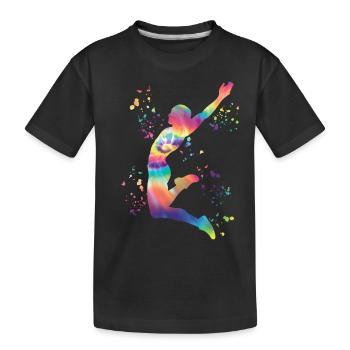 Long Jumpers Long Jump Kids Long Jump - Kids' Premium Organic T-Shirt - black - Front