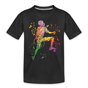 Bloc Colorsplash Bloc de bloc - T-shirt bio Premium Enfant - noir - Devant