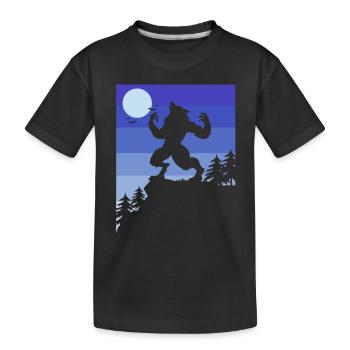 Loup-garou - T-shirt bio Premium Enfant - noir - Devant