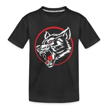 Loup-garou - T-shirt bio Premium Enfant - noir - Devant