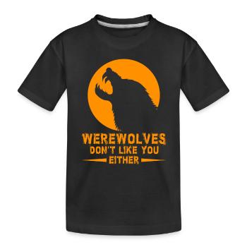Loup-garou - T-shirt bio Premium Enfant - noir - Devant