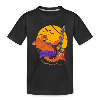 Loup-garou - T-shirt bio Premium Enfant - noir - Devant