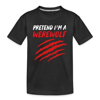Loup-garou - T-shirt bio Premium Enfant - noir - Devant