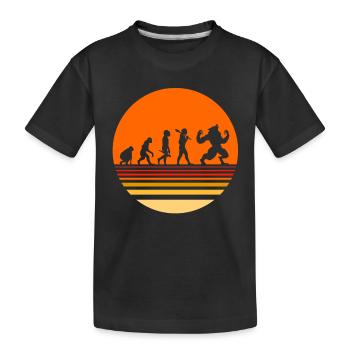 Loup-garou - T-shirt bio Premium Enfant - noir - Devant