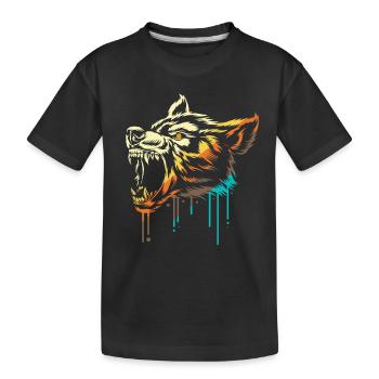 Loup-garou - T-shirt bio Premium Enfant - noir - Devant