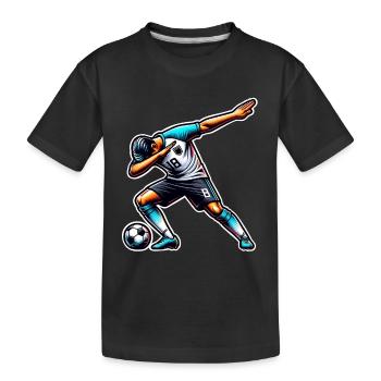 Soccer Soccer Player - Kids' Premium Organic T-Shirt - black - Front