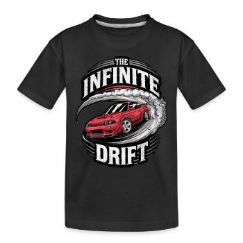 Infinite Drift - Autorennen - Kinder Premium Bio T-Shirt - Schwarz - Vorne