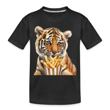Tigre - T-shirt bio Premium Enfant - noir - Devant