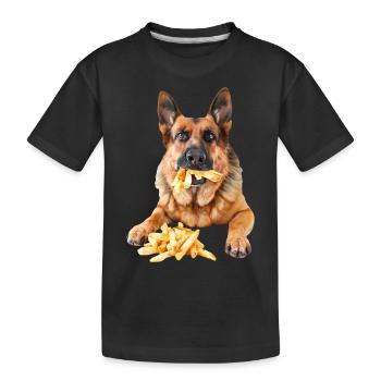 Berger allemand - T-shirt bio Premium Enfant - noir - Devant