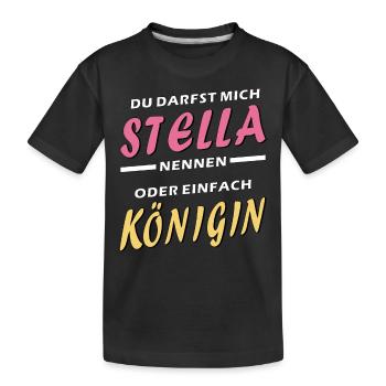STELLA QUEEN - T-shirt bio Premium Enfant - noir - Devant