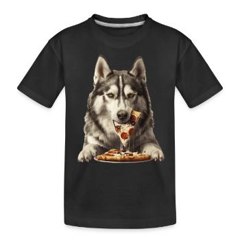 Malasmute d’Alaska - T-shirt bio Premium Enfant - noir - Devant