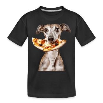 Lévrier - T-shirt bio Premium Enfant - noir - Devant