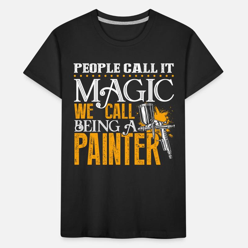 Painter Being A Painter Kids' Premium Organic T-Shirt