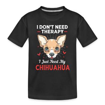 Chihuahua - T-shirt bio Premium Enfant - noir - Devant
