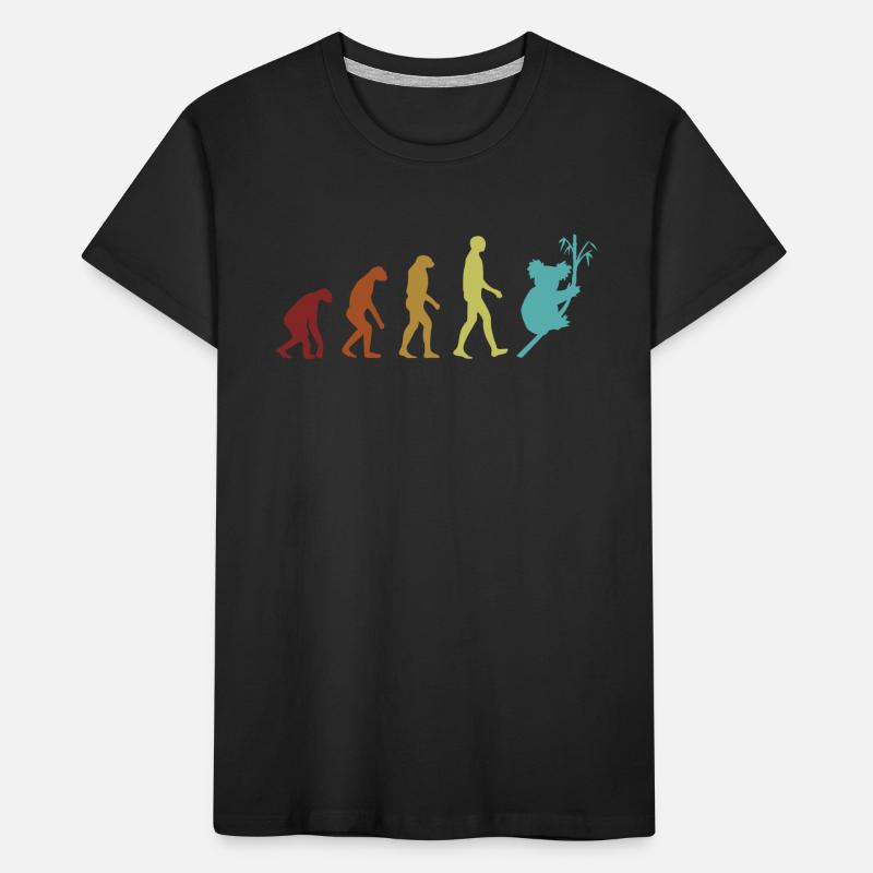 Koala Evolution Koalabear Eucalyptus Lover Koala T-shirt bio Premium Enfant