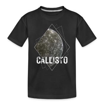 Callisto - Jupiter Lune - T-shirt bio Premium Enfant - noir - Devant