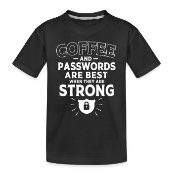 Cybersecurity Cyber Programmierer Hacker - Kinder Premium Bio T-Shirt - Schwarz - Vorne