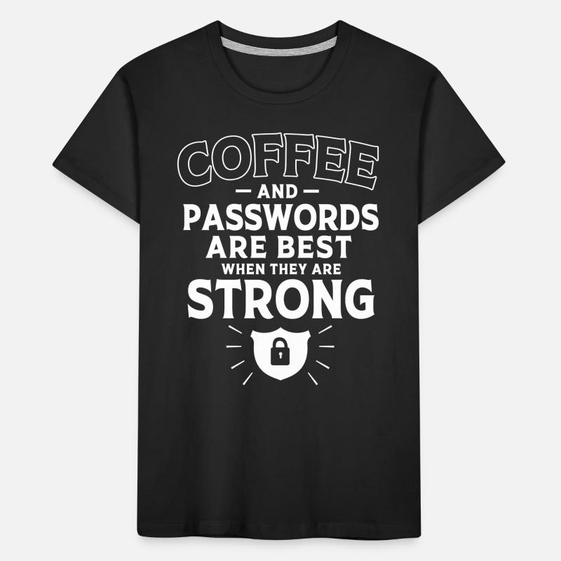 Cybersecurity Cyber Programmer Hacker Kids' Premium Organic T-Shirt
