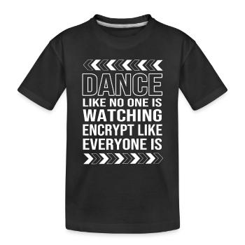 Cybersecurity Cyber Programmierer Hacker - Kinder Premium Bio T-Shirt - Schwarz - Vorne
