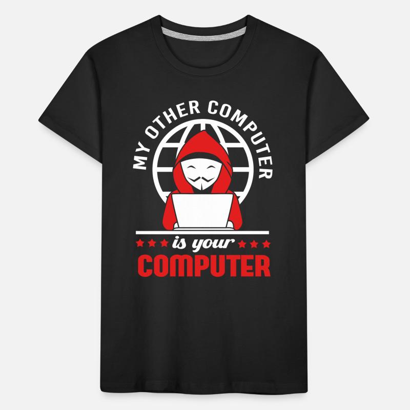 Cyber programmeur cybersécurité Hacker T-shirt bio Premium Enfant
