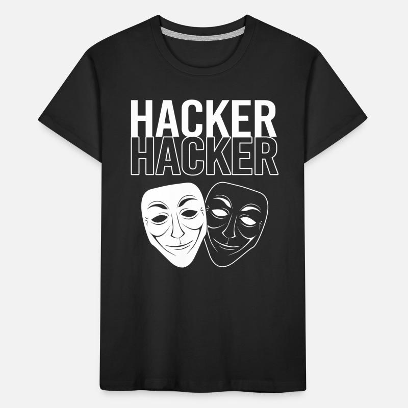 Cybersecurity Cyber Programmierer Hacker Kinder Premium Bio T-Shirt