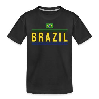 Brésil Brésil Maillot brésilien Rio de Janeiro - T-shirt bio Premium Enfant - noir - Devant
