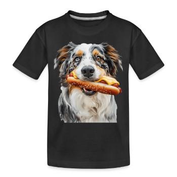 Berger australien - T-shirt bio Premium Enfant - noir - Devant