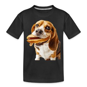 Beagle - T-shirt bio Premium Enfant - noir - Devant