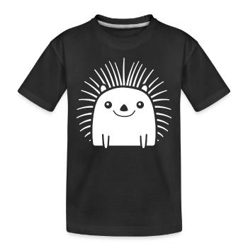 Porc-épic - T-shirt bio Premium Enfant - noir - Devant