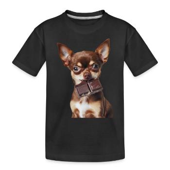 Chihuahua - T-shirt bio Premium Enfant - noir - Devant