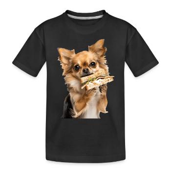 Chihuahua - T-shirt bio Premium Enfant - noir - Devant