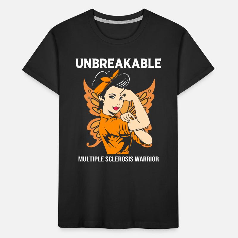 Multiple Sklerose MS Kinder Premium Bio T-Shirt