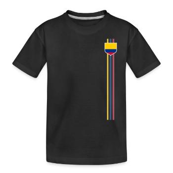 Kolumbien Colombia Medellin Urlaub Bogota Cali - Kinder Premium Bio T-Shirt - Schwarz - Vorne