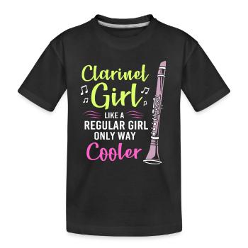 Clarinette - T-shirt bio Premium Enfant - noir - Devant