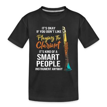 Clarinette - T-shirt bio Premium Enfant - noir - Devant