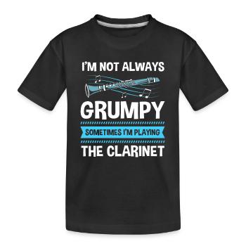 Clarinette - T-shirt bio Premium Enfant - noir - Devant