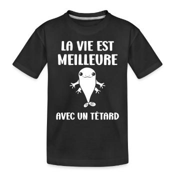 Têtard - T-shirt bio Premium Enfant - noir - Devant
