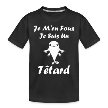 Têtard - T-shirt bio Premium Enfant - noir - Devant